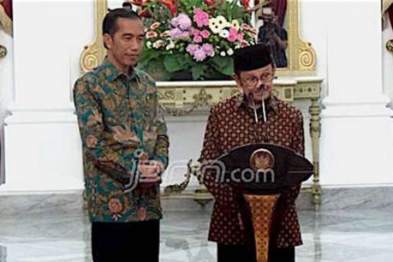 Usai Rapimnas Golkar, Habibie Temui Jokowi - JPNN.COM