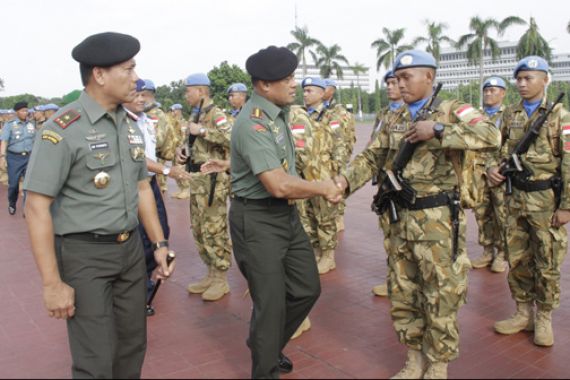 Panglima TNI Terima 175 Prajurit TNI Konga XX-L dari Kongo - JPNN.COM