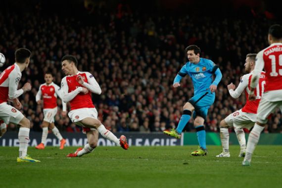 Brace Messi Antar Arsenal ke Ambang Kutukan 16 Besar - JPNN.COM