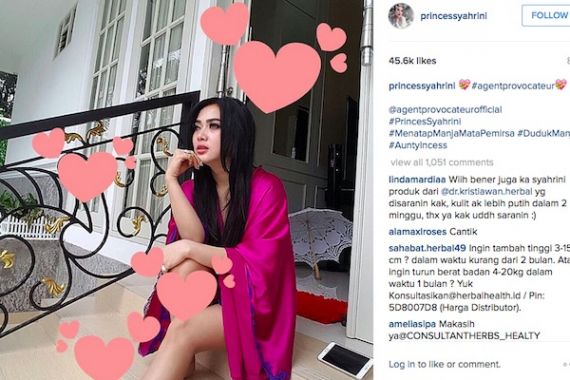 Syahrini Berpose dengan Baju Tidur Saja, Ya Ampun Itunya... - JPNN.COM