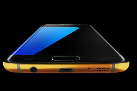 KEREN! Samsung S7 Berlapis Emas, Harganya Juga Keren - JPNN.COM