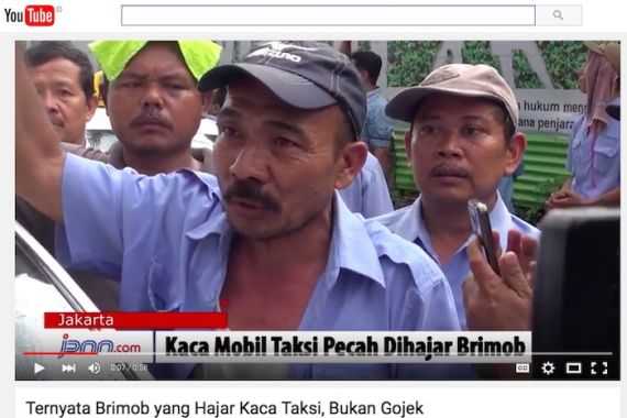 Video Curhatan Sopir Taksi: Yang Menghajar Saya Brimob Bukan Gojek! - JPNN.COM