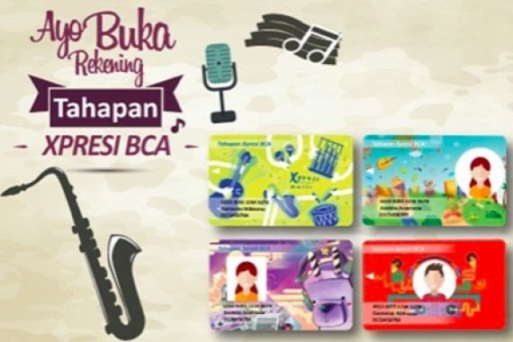 Keren, Ayo Buka Rekening Tahapan Xpresi BCA Edisi Musik - JPNN.COM