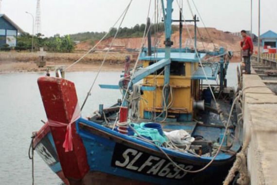 4 Kapal Asing Pencuri Ikan Kembali Ditangkap PSDKP Batam - JPNN.COM