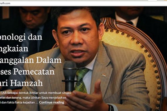 Melalui Website Ini Fahri Bakal Curhat Soal Presiden PKS - JPNN.COM