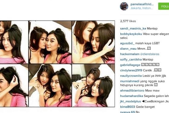 Dua Penyanyi Cantik Berdada Penuh Berciuman di Kasur, Lesbi? - JPNN.COM