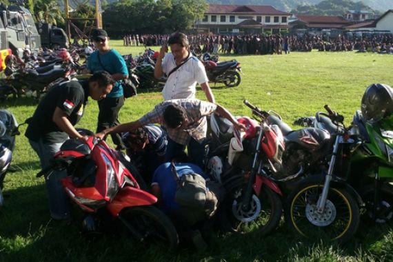 Demo KNPB: 1300 Orang Diamankan, 60 Motor Ditahan - JPNN.COM