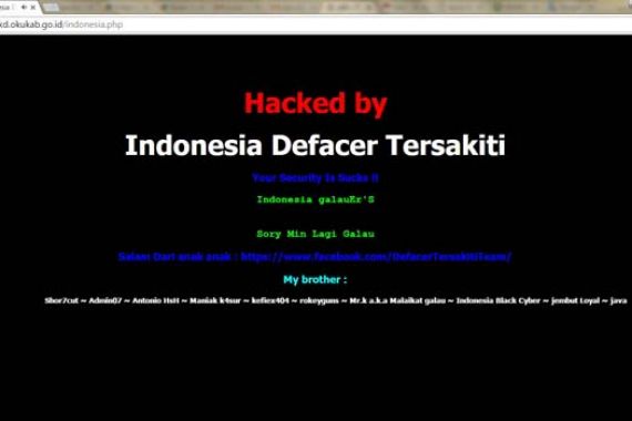 Ck ck ck...Situs Pemkab OKU Ternyata Diserang Hacker Galau - JPNN.COM