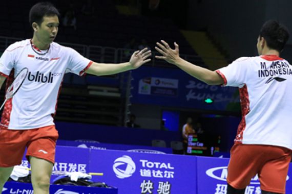 Tepuk Tangan! Hendra/Ahsan Sumbang Poin usai Tekuk Ganda Terkuat Dunia - JPNN.COM