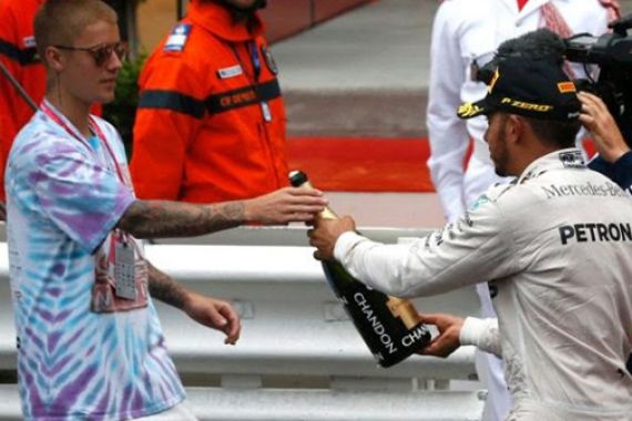 Justin Bieber Rayakan Kemenagan Hamilton di GP F1 Monaco - JPNN.COM