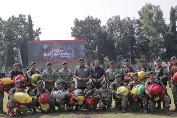 SBY Hadiri Peringatan Ultah Brigade Infanteri Andalan TNI - JPNN.COM