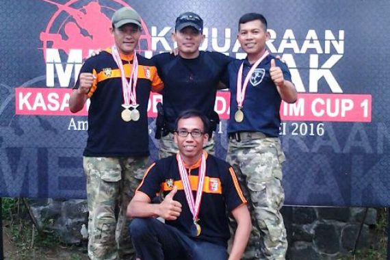 Prajurit Koarmatim Ukir Prestasi Juara Tembak - JPNN.COM