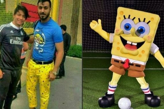 Pakai Celana Bermotif SpongeBob, Kiper Ini Dikenai Sanksi - JPNN.COM