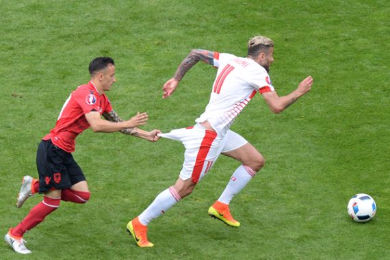 Menang di Laga Sengit Vs Albania, Swiss Tempel Prancis - JPNN.COM