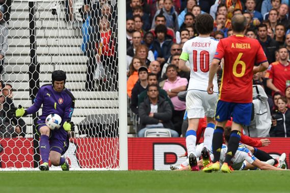 Cech Bikin Spanyol Mandul Hingga Turun Minum - JPNN.COM