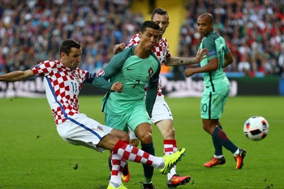 Ronaldo Tak Berkutik, Portugal Diimbangi Kroasia 0-0 di Babak Pertama - JPNN.COM