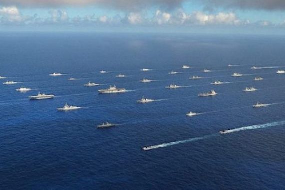LIHAT Nih, Armada Tempur Memadati Pelabuhan Harbor, TNI AL Merasa Terhormat - JPNN.COM