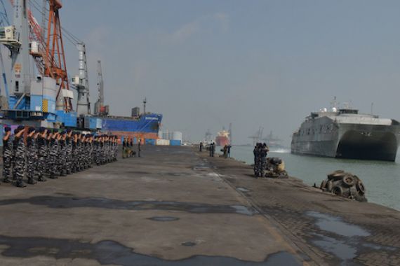Kapal Perang Amerika USNS Millinocket Sudah Tiba di Surabaya - JPNN.COM