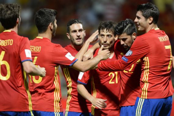 Ganas! Spanyol Pesta Gol ke Gawang Liechtenstein - JPNN.COM