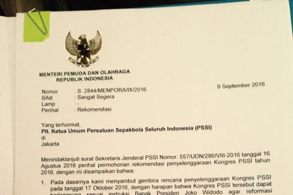 Ada Maunya, Menpora Tak Restui Kongres PSSI di Makassar - JPNN.COM