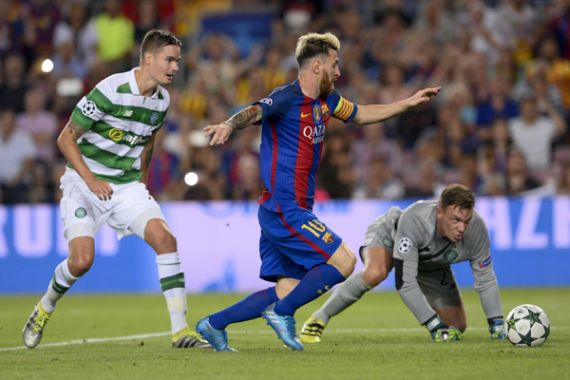 Nih, Lihat Lagi Dahsyatnya Messi di Laga Barca vs Celtic - JPNN.COM