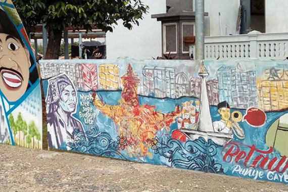 Mural Betawi Meriahkan Festival Rupa-Rupa Jakarta - JPNN.COM