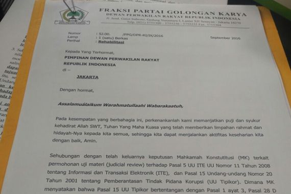 Fraksi Golkar Minta Nama Setya Novanto Direhabilitasi - JPNN.COM