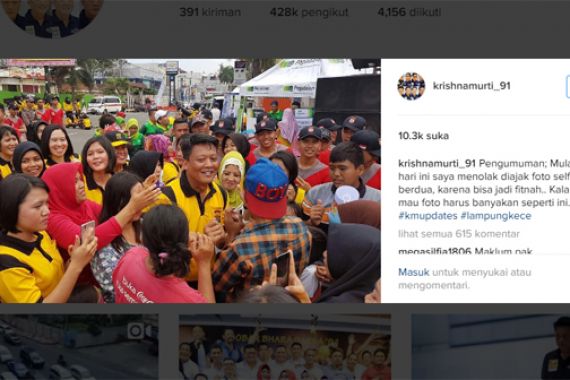 Krishna Mukti Umumkan Ogah Selfie Berdua demi Hindari Fitnah - JPNN.COM