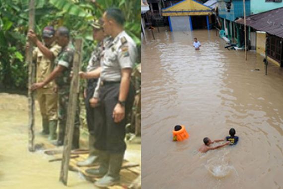 Sungai Batang Meluap, 1.500 Rumah Terendam Banjir di Langkat - JPNN.COM