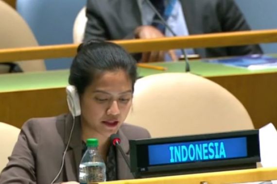 Diplomat Cantik Indonesia Semprot Enam Negara di Forum PBB - JPNN.COM