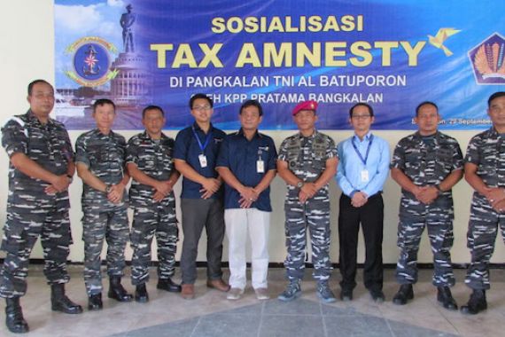KPP Pratama Sosialisasikan Tax Amnesty Di Markas TNI AL - JPNN.COM