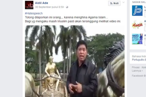 Video di Facebook Bikin Gempar, Ada Pria Dianggap Hina Agama Islam - JPNN.COM