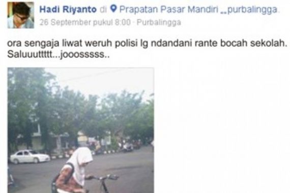 Heboh Pak Polisi Berhati Mulia - JPNN.COM