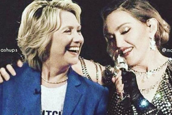 Madonna Berjanji Puaskan Pria yang Memilih Hillary Clinton - JPNN.COM