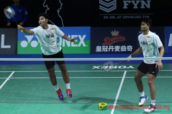 Angga/Ricky Susul Greysia/Nitya ke Semifinal Denmark Open - JPNN.COM