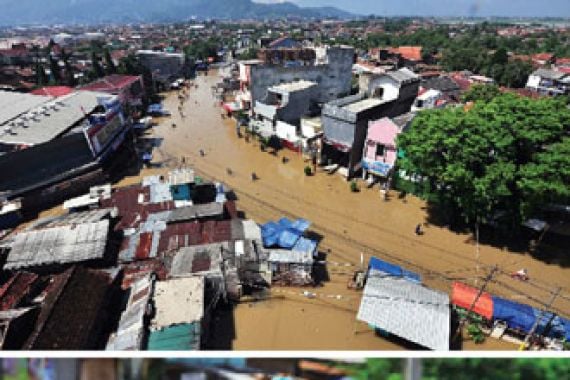 Banjir Terjang Kabupaten Bandung, 691 Jiwa Mengungsi - JPNN.COM