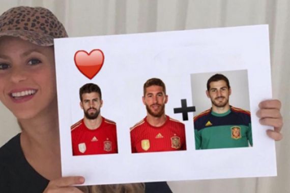 Stt..Ada Hubungan Apa Shakira sama Ramos dan Casillas? - JPNN.COM