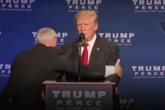 Heboh! Donald Trump Dilarikan Secret Service saat Kampanye - JPNN.COM