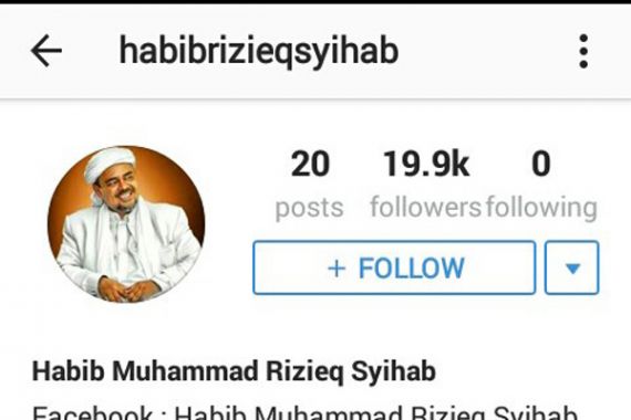 Ini Akun Baru Instagram Habib Rizieq, Silakan Follow... - JPNN.COM