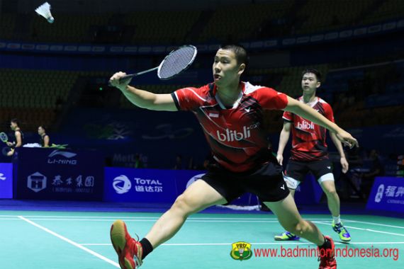 Yes! Marcus Fernaldi/Kevin Sanjaya Lolos ke 4 Besar - JPNN.COM