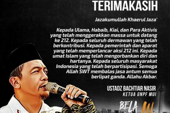 Ketua GNPF MUI Dipuji Netizen - JPNN.COM