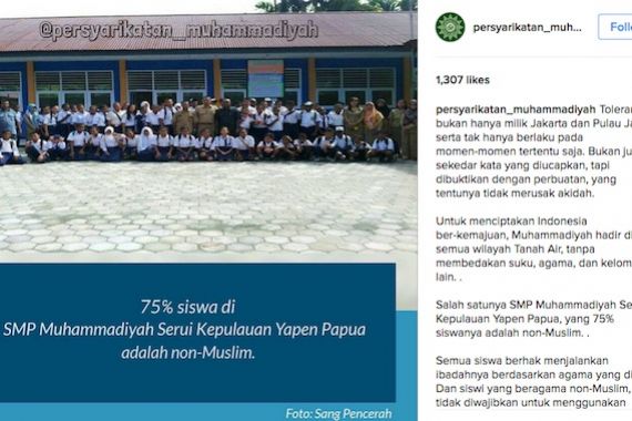 Foto Ini Bikin Muhammadiyah Panen Pujian di Instagram - JPNN.COM