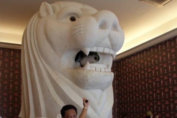 Merlion, Ikan Berkepala Singa yang Sedang Jadi Hotel Mewah Satu Kamar - JPNN.COM