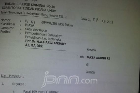 Hafiz Tuding Wakil Jaksa Agung Tak Cermat - JPNN.COM