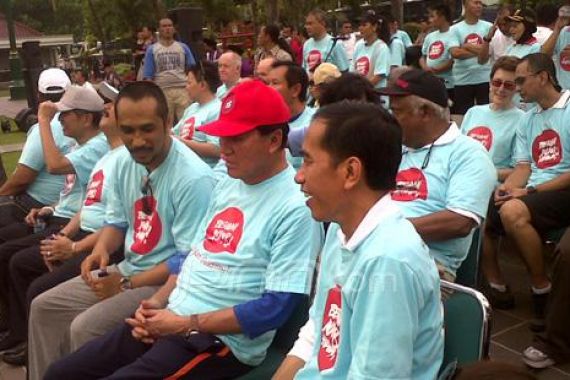 Ketua KPK - Kabareskrim Gowes Bareng Keliling Monas - JPNN.COM