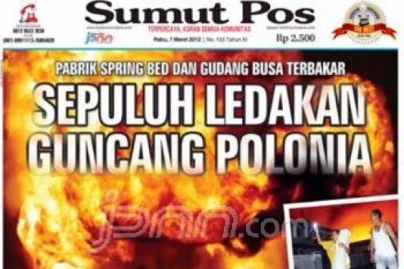 Cover Sumut Pos Terbaik di Sumatera - JPNN.COM