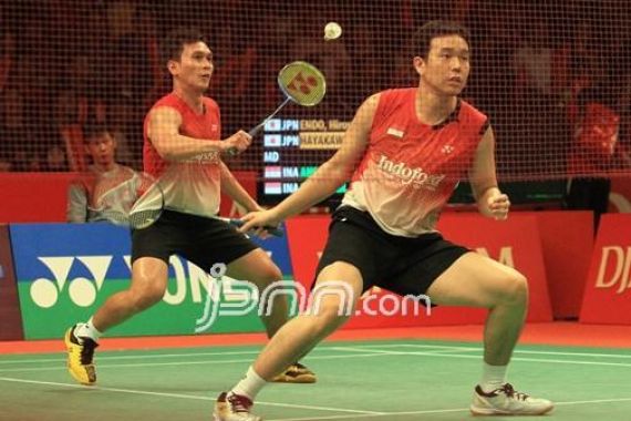 Ahsan/Hendra Selangkah Lagi Juara - JPNN.COM