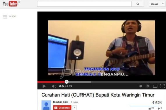 Bupati Suami Vita KDI Curhat lewat YouTube - JPNN.COM