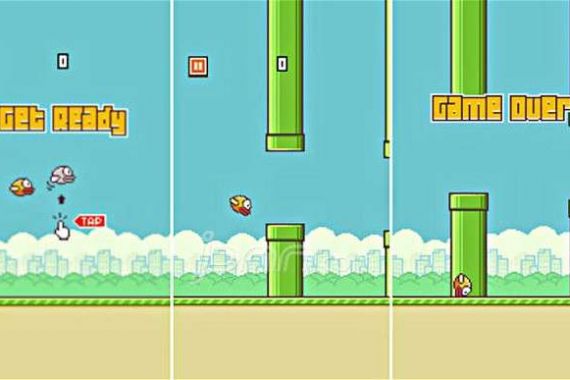 Flappy Bird Game Over - JPNN.COM
