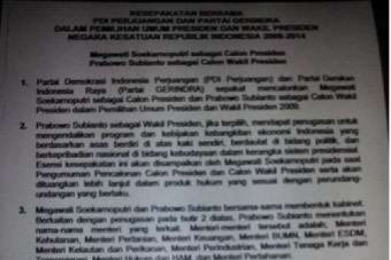 Jokowi Capres, Megawati Langgar Perjanjian dengan Prabowo? - JPNN.COM